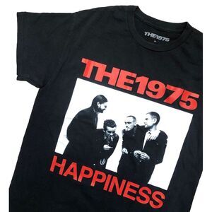 The 1975 Official Merchandise Happiness T‎ Shirt Black M NEW